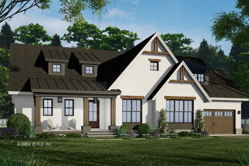 Home Plan - Exterior - Front Elevation 3 for Farmhouse House Plan #51-1246 - 3 bed, 2 bath