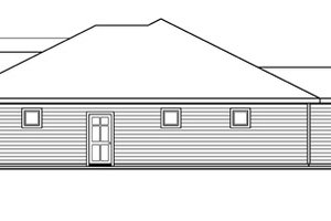 Exterior - Other Elevation 1 for Traditional House Plan #124-597 - 3 bed, 2.5 bath