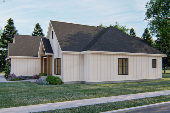 Exterior - Other Elevation 2 for Farmhouse House Plan #455-247 - 4 bed, 3.5 bath