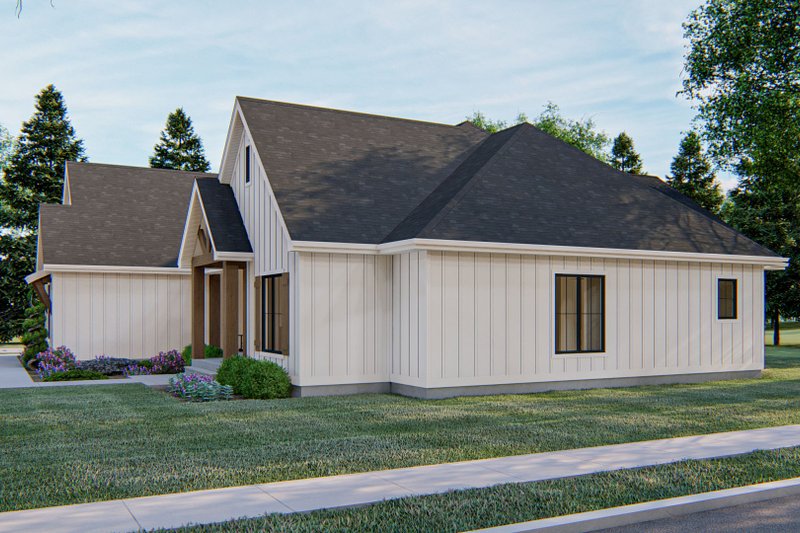 House Plan Design - Exterior - Other Elevation 2 for Farmhouse House Plan #455-247 - 4 bed, 3.5 bath