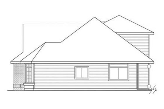 Exterior - Other Elevation 1 House Plan #124-276 - 3 bed, 2.5 bath