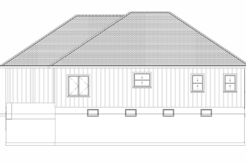 House Blueprint - Photo 8 for Farmhouse House Plan #1109-23 - 5 bed, 2 bath