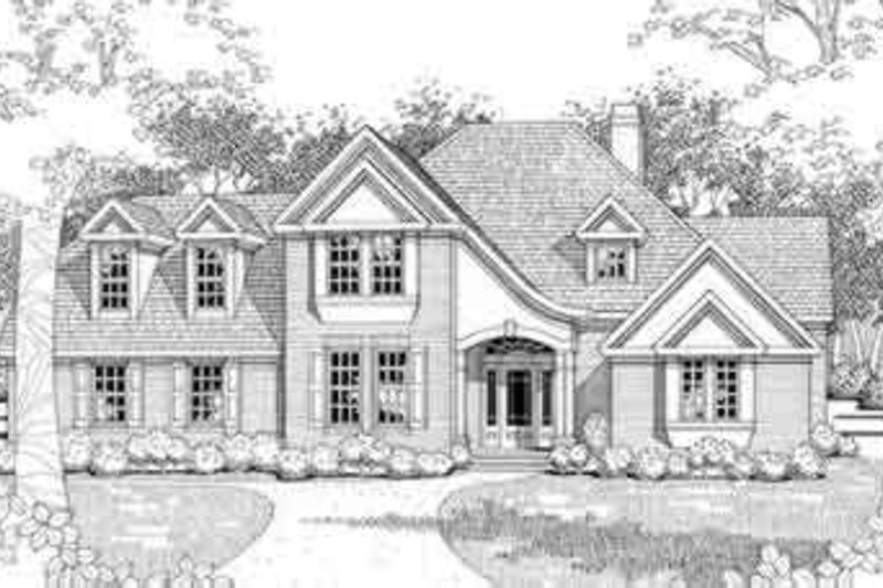 Home Plan - Farmhouse Exterior - Front Elevation Plan #120-135