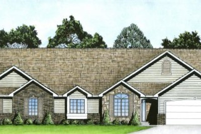 Dream House Plan - Traditional Exterior - Front Elevation Plan #58-184