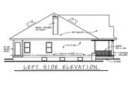 Traditional Style House Plan - 3 Beds 2 Baths 1724 Sq/Ft Plan #20-166 Exterior 
