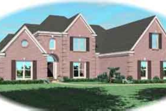Exterior - Front Elevation for Traditional House Plan #81-607 - 4 bed, 3.5 bath
