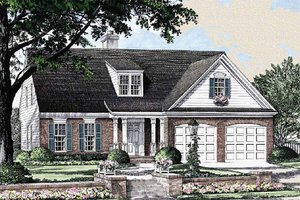 Traditional Exterior - Front Elevation Plan #137-196