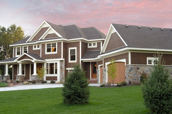 Exterior - Front Elevation for Craftsman House Plan #51-576 - 5 bed, 4.5 bath