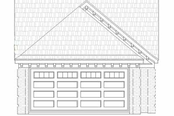 Exterior - Other Elevation for Southern House Plan #81-126 - 3 bed, 2 bath