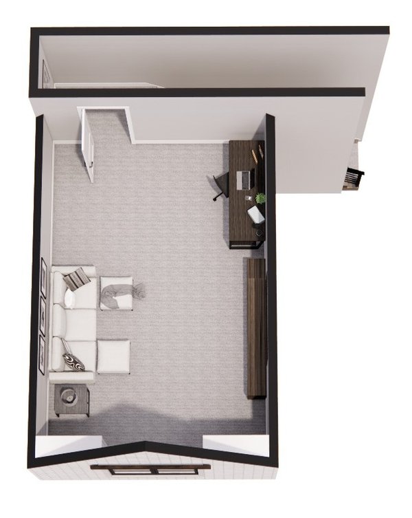 Farmhouse Floor Plan - Upper Floor Plan #51-1223