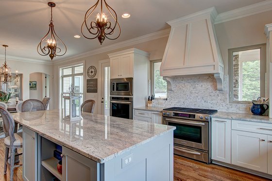 Interior - Kitchen 1 for Ranch House Plan #437-89 - 3 bed, 3.5 bath