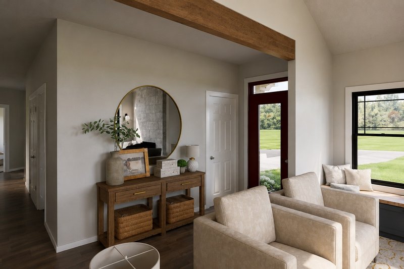 Architectural House Design - Interior - Family Room for Country House Plan #1064-475 - 3 bed, 2 bath