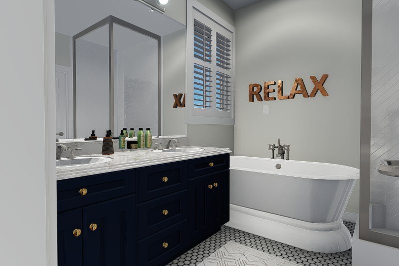 House Design - Interior - Master Bathroom for Traditional House Plan #1060-67 - 3 bed, 2 bath