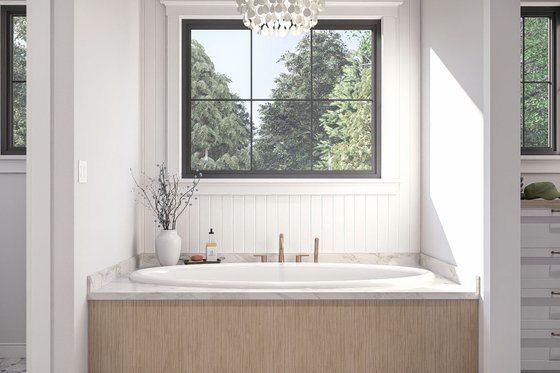 Interior - Master Bathroom 2 for Traditional House Plan #455-787 - 4 bed, 4 bath