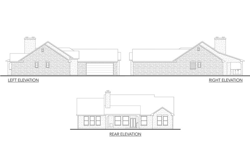 Dream House Plan - Exterior - Other Elevation for Mediterranean House Plan #80-146 - 3 bed, 3 bath