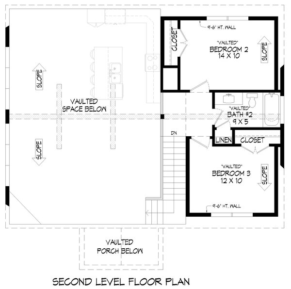 Country Floor Plan - Upper Floor Plan #932-690