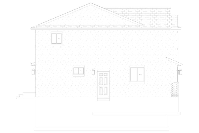 Architectural House Design - Exterior - Other Elevation 1 for Traditional House Plan #1060-448 - 3 bed, 2.5 bath