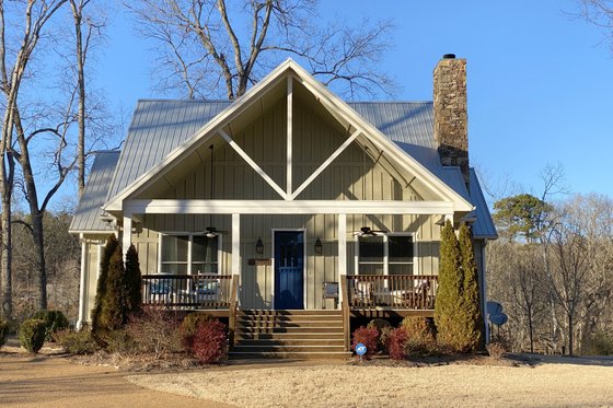 Exterior - Front Elevation 3 for Country House Plan #932-3 - 3 bed, 3.5 bath