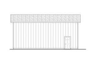 Exterior - Other Elevation for Traditional House Plan #124-1335, 0 bath