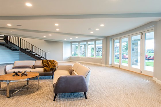 Interior - Family Room 4 for Modern House Plan #920-18 - 5 bed, 4 bath