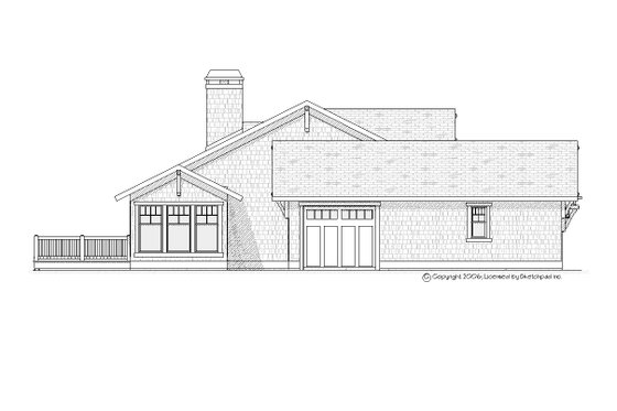 Exterior - Other Elevation 1 for Craftsman House Plan #901-16 - 3 bed, 2.5 bath