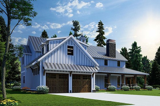 Exterior - Other Elevation 6 for Country House Plan #923-231 - 3 bed, 4 bath