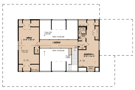 Floor Plan - Upper Floor for Country House Plan #923-126 - 3 bed, 4 bath