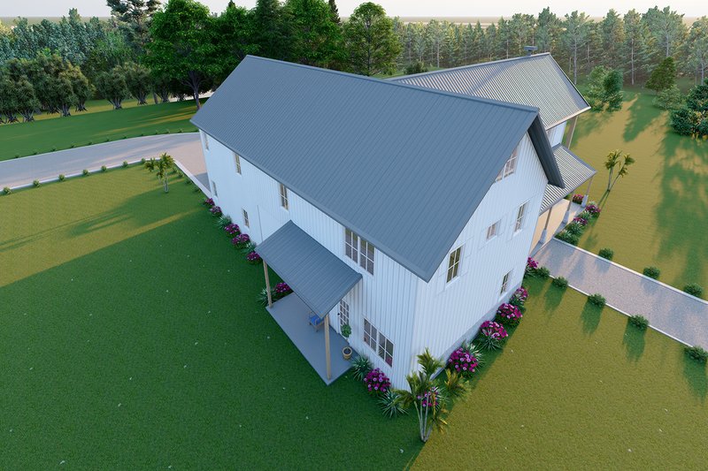 Home Plan - Exterior - Other Elevation 6 for Barndominium House Plan #1107-29 - 4 bed, 3 bath