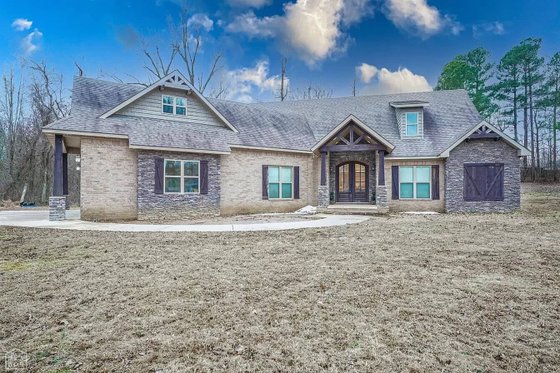 Exterior - Front Elevation 3 for Craftsman House Plan #17-2569 - 3 bed, 2.5 bath