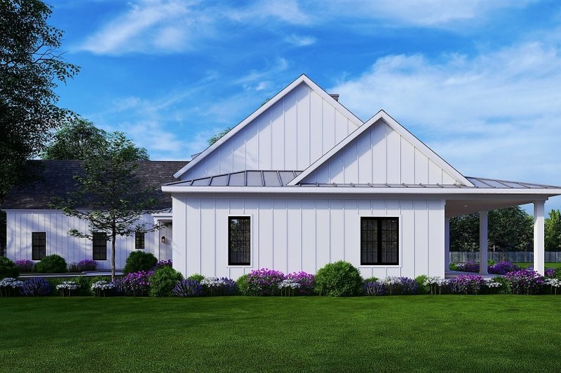 House Plan Design - Exterior - Other Elevation 1 for Farmhouse House Plan #54-454 - 3 bed, 3.5 bath