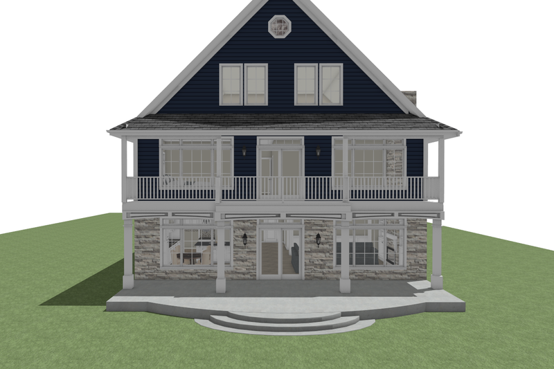 Architectural House Design - Photo 6 for Beach House Plan #1109-36 - 5 bed, 4.5 bath