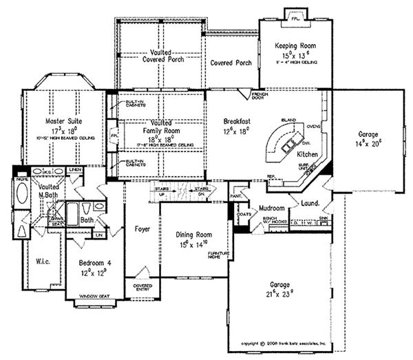 Dream House Plan - European Floor Plan - Main Floor Plan #927-31