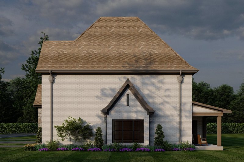 House Blueprint - Exterior - Other Elevation 3 for European House Plan #17-2525 - 2 bed, 2.5 bath