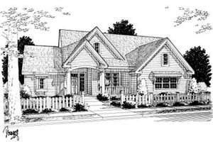 Farmhouse Exterior - Front Elevation Plan #20-2035