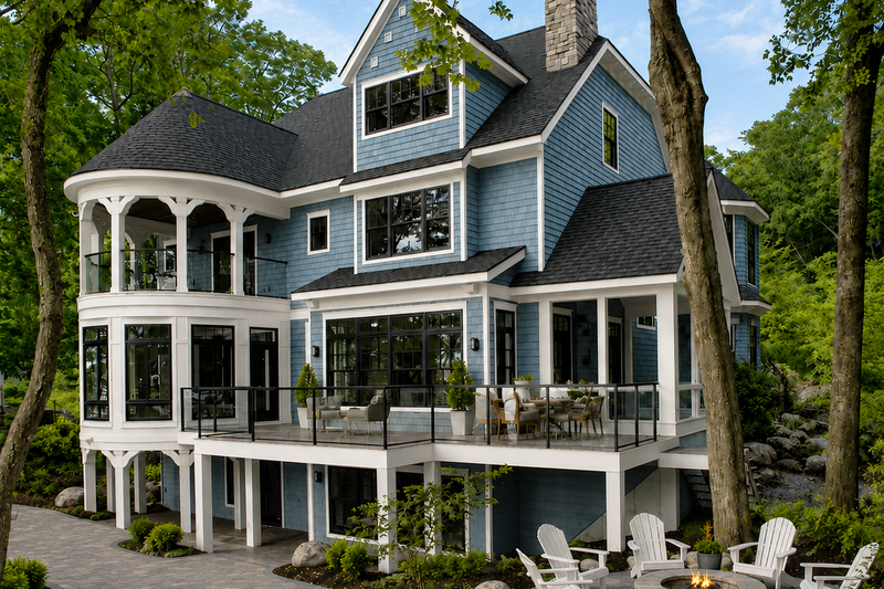 Dream House Plan - Exterior - Rear Elevation 2 for Craftsman House Plan #928-71 - 3 bed, 4.5 bath