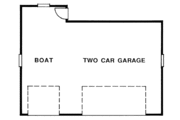 Traditional Style House Plan - 0 Beds 0 Baths 912 Sq/Ft Plan #47-500 
