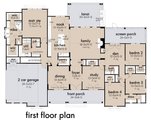 Farmhouse Style House Plan - 4 Beds 3.5 Baths 3077 Sq/Ft Plan #120-271 