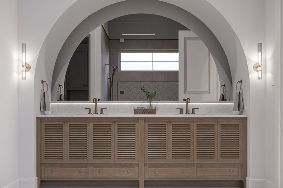 Interior - Master Bathroom for Beach House Plan #455-761 - 4 bed, 4.5 bath