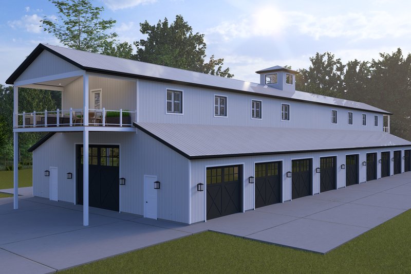 House Blueprint - Exterior - Other Elevation 1 for Barndominium House Plan #1060-506 - 8 bed, 5 bath