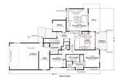 Modern Style House Plan - 3 Beds 3 Baths 2392 Sq/Ft Plan #1099-12 
