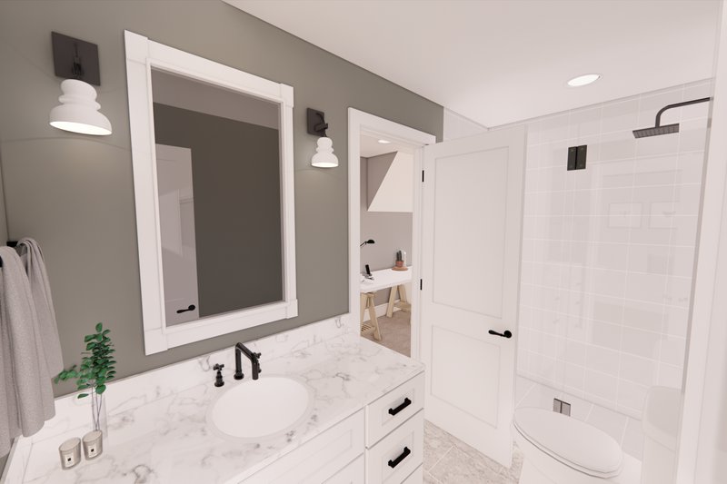 Home Plan - Interior - Bathroom for Farmhouse House Plan #51-1569 - 3 bed, 3 bath