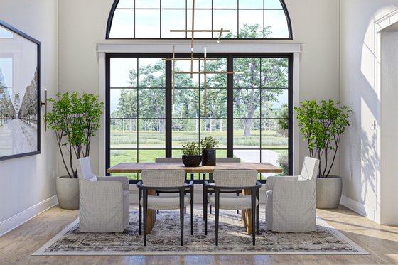 Interior - Dining Room for Modern House Plan #455-575 - 5 bed, 5 bath