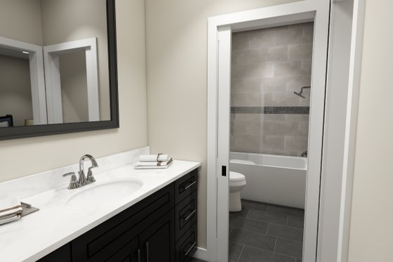 Interior - Bathroom 1 for Bungalow House Plan #51-1387 - 3 bed, 2.5 bath