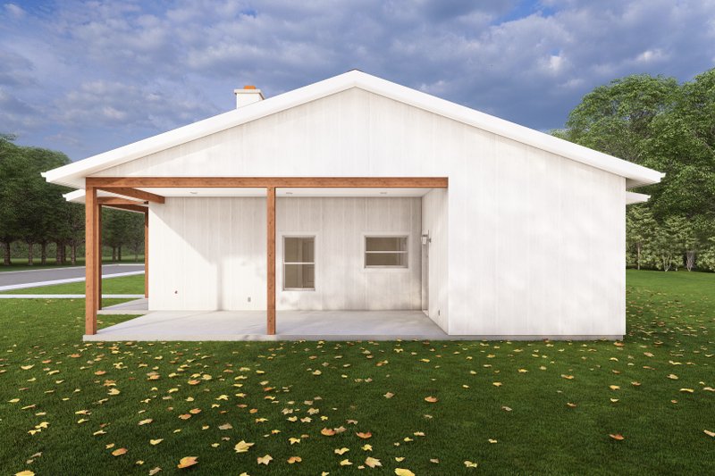 Dream House Plan - Exterior - Other Elevation 1 for Ranch House Plan #1127-16 - 2 bed, 2 bath