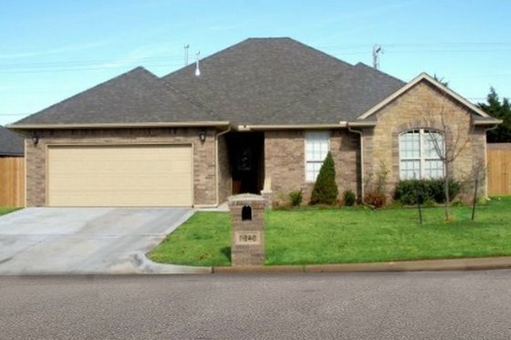 Exterior - Front Elevation for Traditional House Plan #65-170 - 3 bed, 2 bath
