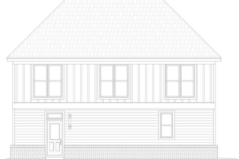 Architectural House Design - Exterior - Other Elevation 1 for Country House Plan #932-1394 - 1 bed, 1 bath