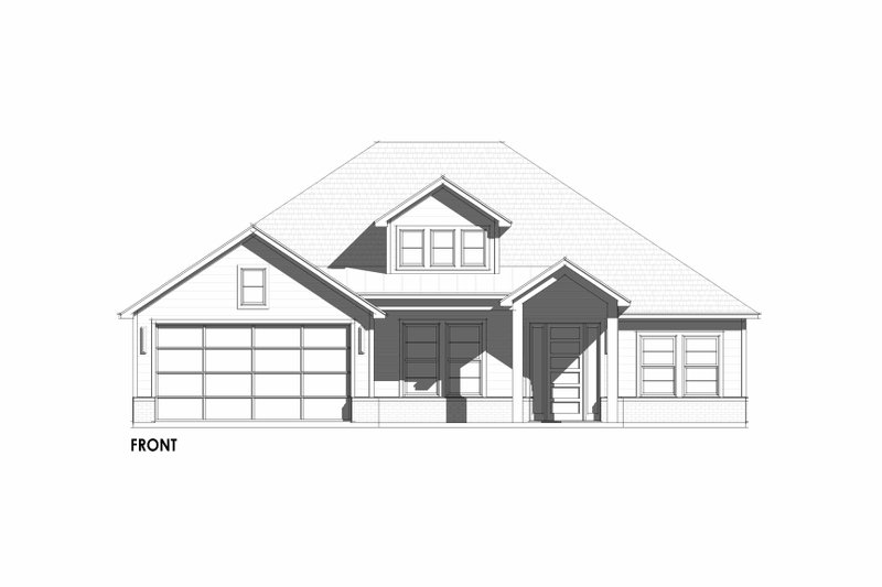 Architectural House Design - Exterior - Front Elevation 7 for Country House Plan #1096-113 - 3 bed, 2 bath