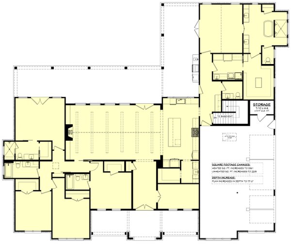 Farmhouse Floor Plan - Other Floor Plan #430-398