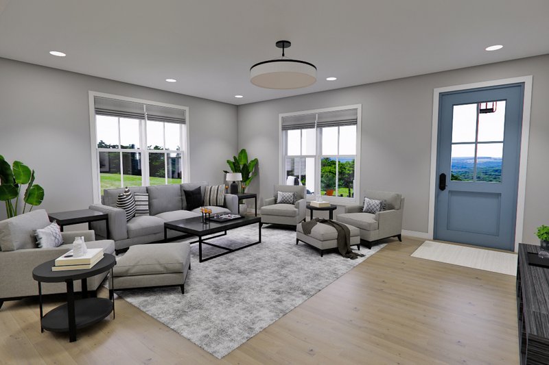 Dream House Plan - Interior - Family Room 2 for Farmhouse House Plan #51-1280 - 4 bed, 3.5 bath