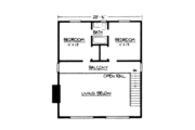 Modern Style House Plan - 3 Beds 2 Baths 1607 Sq/Ft Plan #10-227 